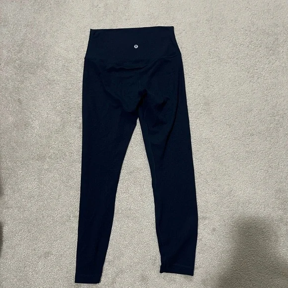 Lululemon Navy Ribbed Aligns - Picture 5 of 6